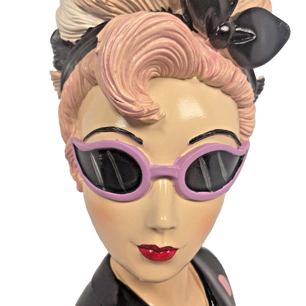 Bella Lux 18in‎ Pin Up Bride of Frankenstein Inspired Bust Decor